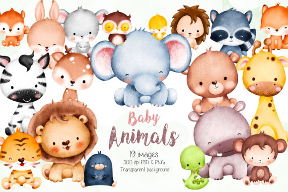 Download Cute Baby Animals Clipart - Baby animals clipart Collection