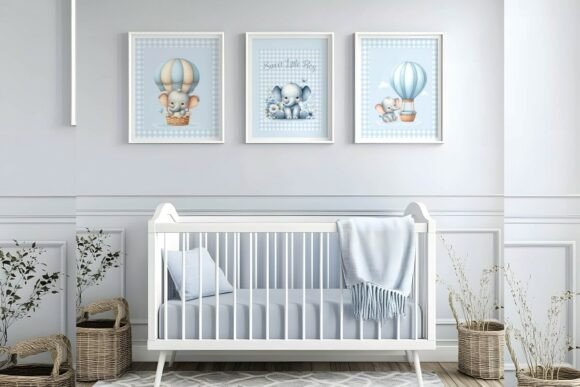 Download Elephant Nursery Wall Art Bundle - Premium Resources